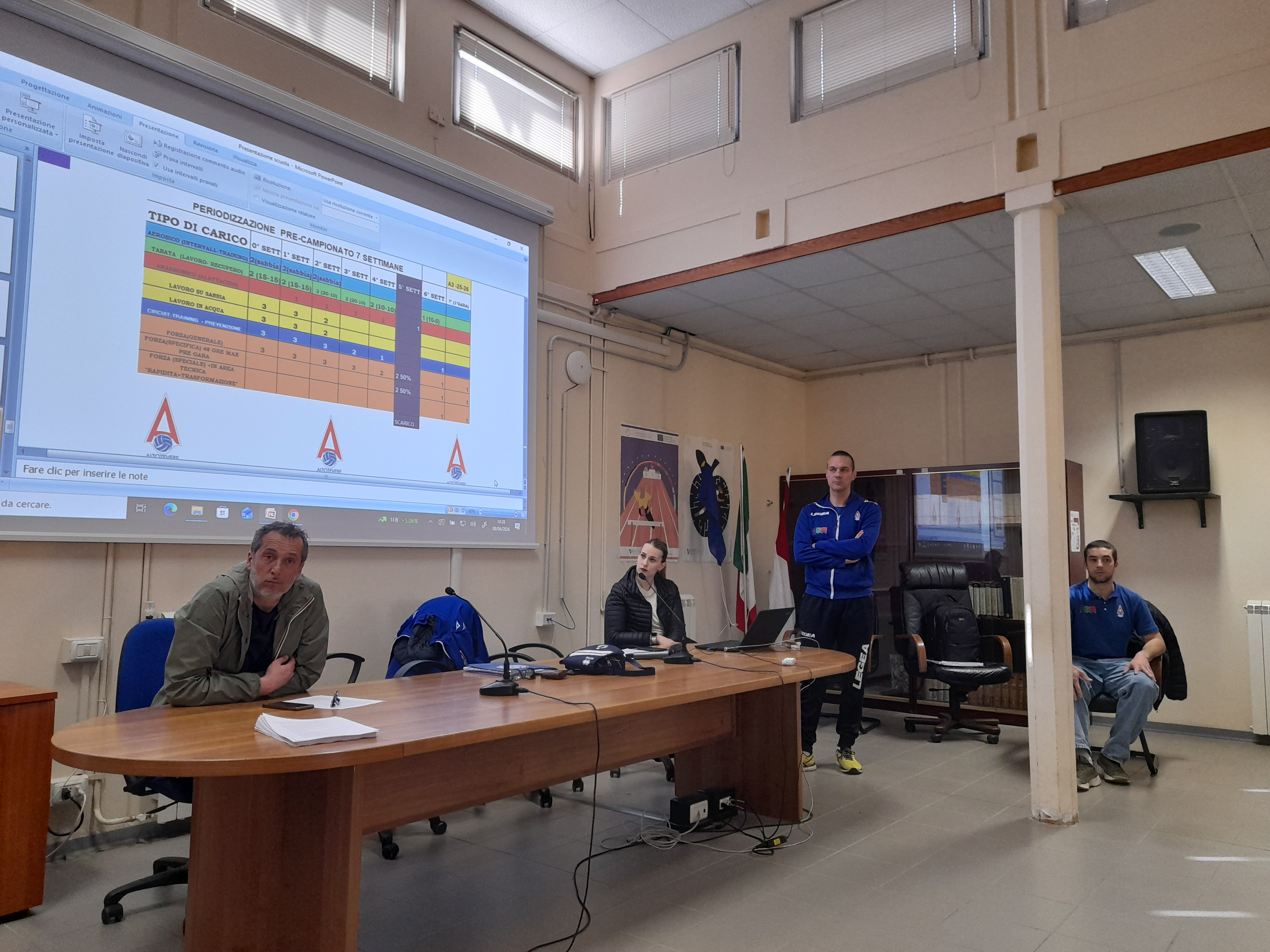 a scuola con il volley