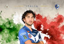 Mancini with Azzurri
