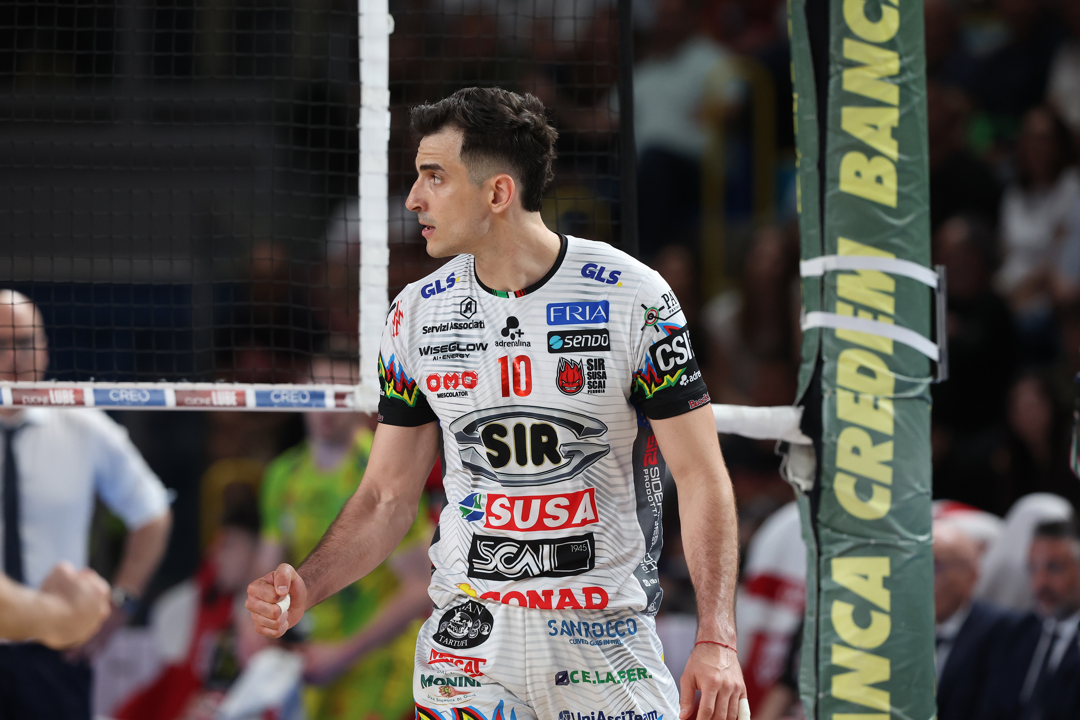 CIVITANOVA 3/05/2026. VOLLEY PALLAVOLO. Gara 2 Play Off Scudetto SuperLega Credem Banca: Cucine Lube Civitanova - Sir Susa Scai Perugia.