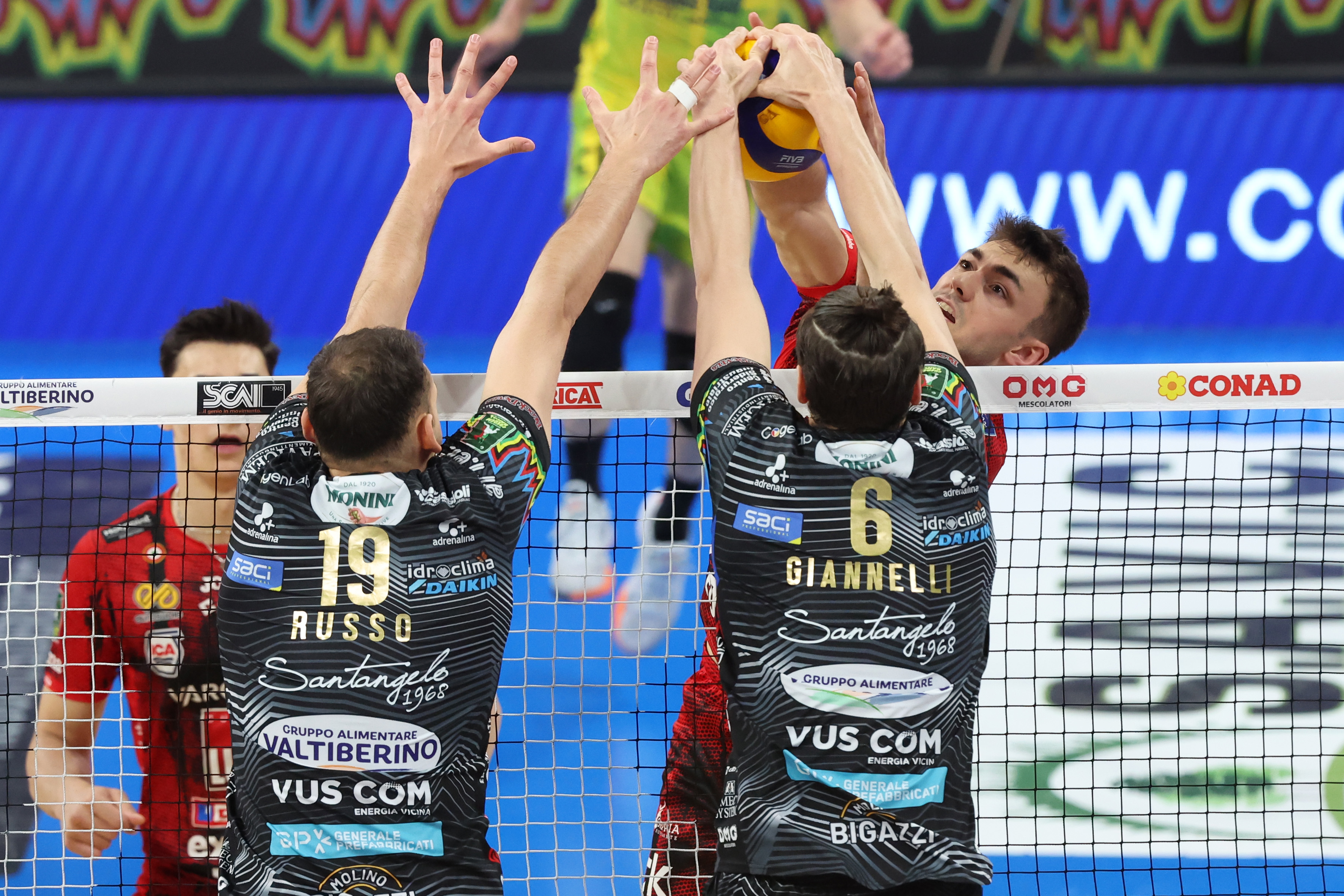 PERUGIA 30/04/2026. VOLLEY PALLAVOLO. Gara 1 Play Off Scudetto SuperLega Credem Banca: Sir Susa Scai Perugia - Cucine Lube Civitanova.