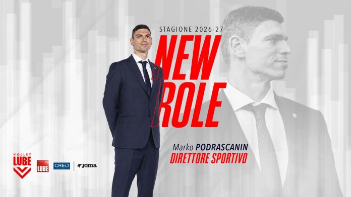 Marko Podrascanin è il nuovo direttore sportivo della Lube Volley