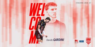 La Lube ufficializza l’arrivo dello schiacciatore Davide Gardini