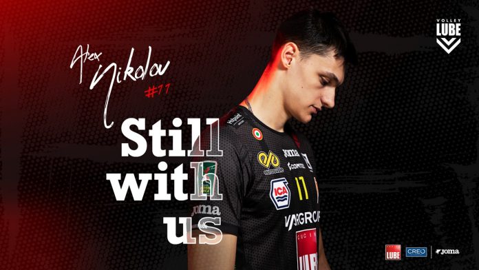 Lube, patto per vincere con Alex Nikolov. Prolungamento fino al 2029