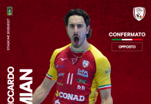 Quarto anno in granata per Mian: il bomber resta al Volley Tricolore