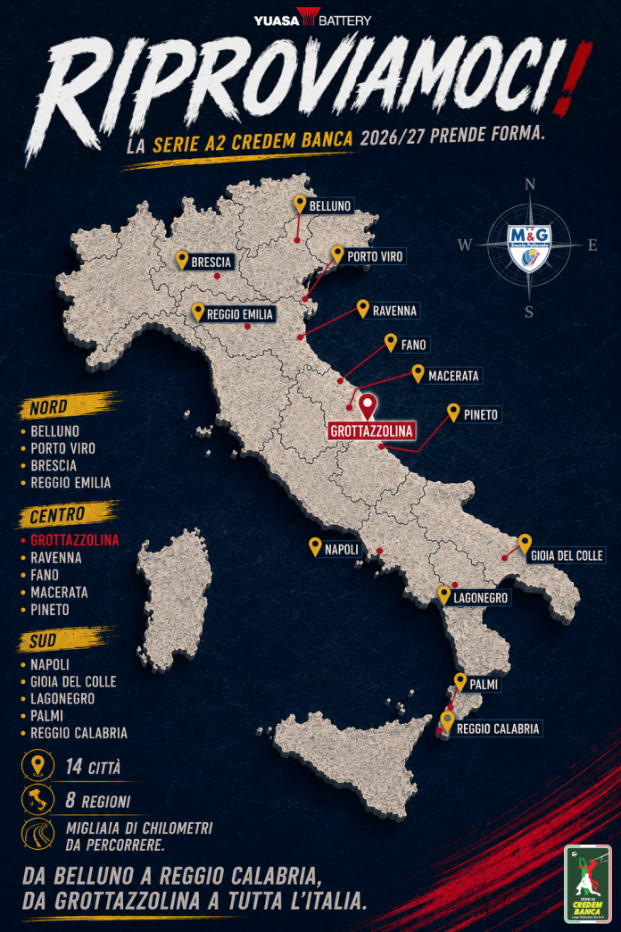 Da Belluno a Reggio Calabria, da Grottazzolina a tutta l’Italia.