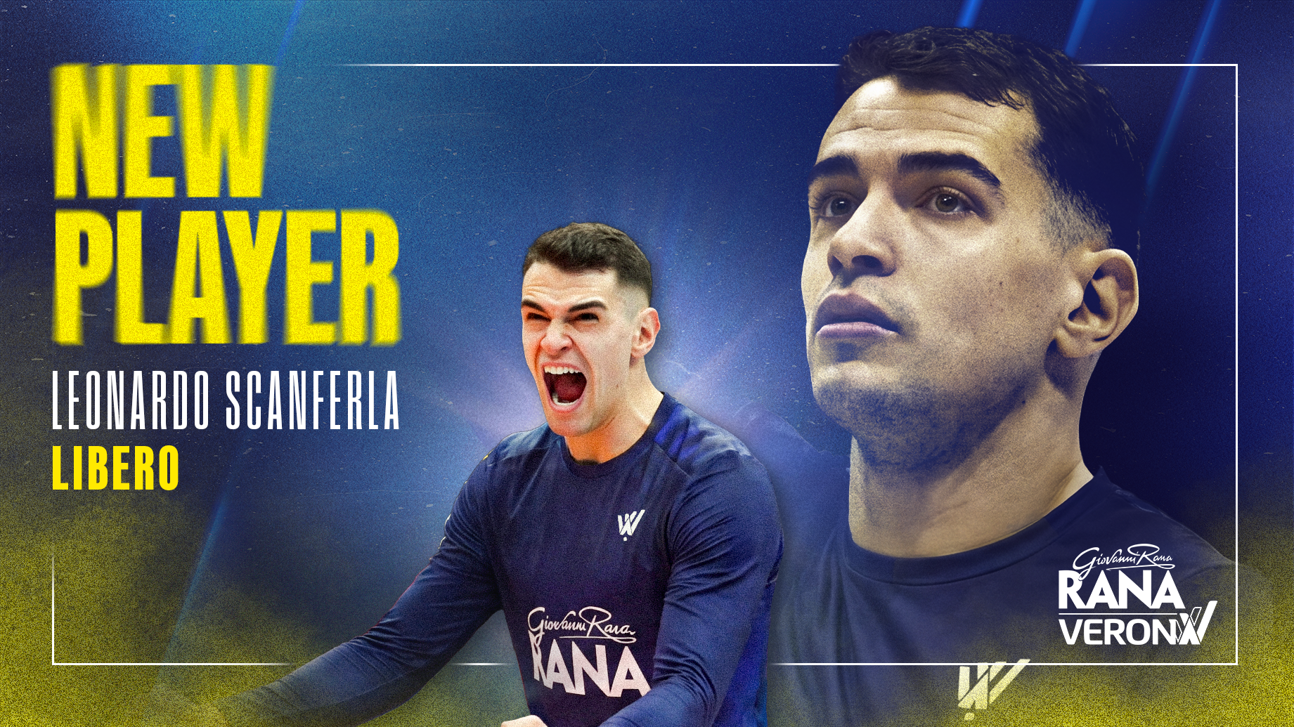 Ufficiale Leonardo Scanferla, nuovo libero di Rana Verona