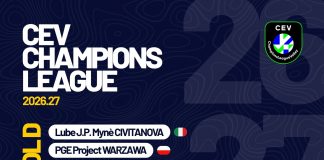 Champions League, gialloblù nella Pool D con Lube, Varsavia e Maaseik