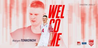 Talento e prospettiva, la Lube annuncia l’opposto Maksym Tonkonoh