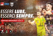 “Essere Lube, esserci sempre”, al via sabato la Campagna Abbonamenti