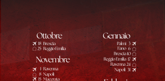 Rinascita, esordio domenica 18 ottobre sul campo di Brescia