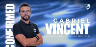 Il fisioterapista Gabriel Vincent ancora in biancoblù
