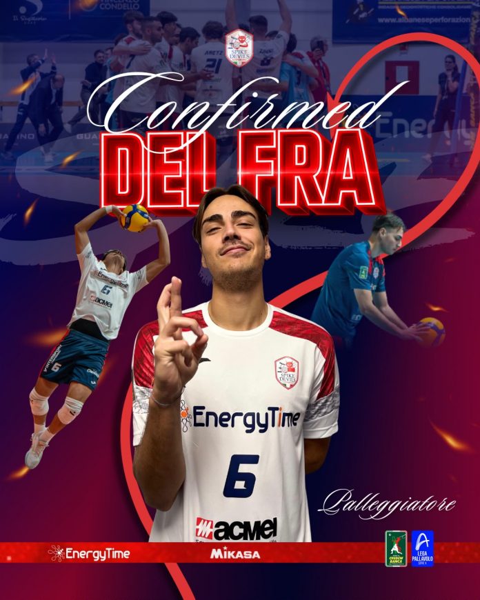 EnergyTime Spike Devils, anche Del Fra fedele alla causa