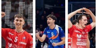 Tre biancorossi a Cavalese in collegiale azzurro.