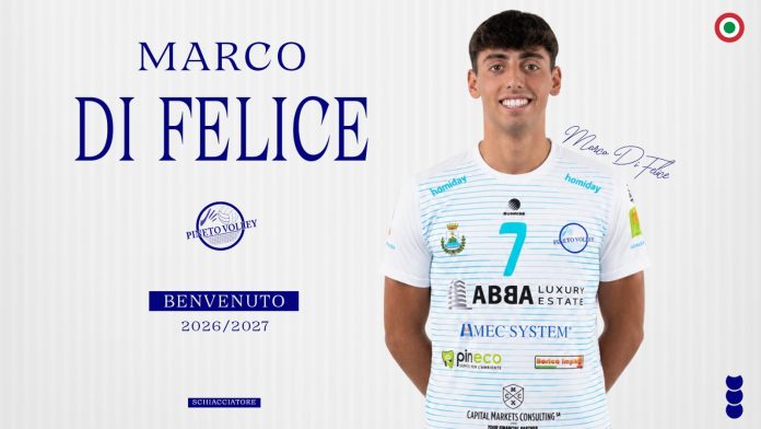 Lo schiacciatore Marco Di Felice completa il roster di Pineto