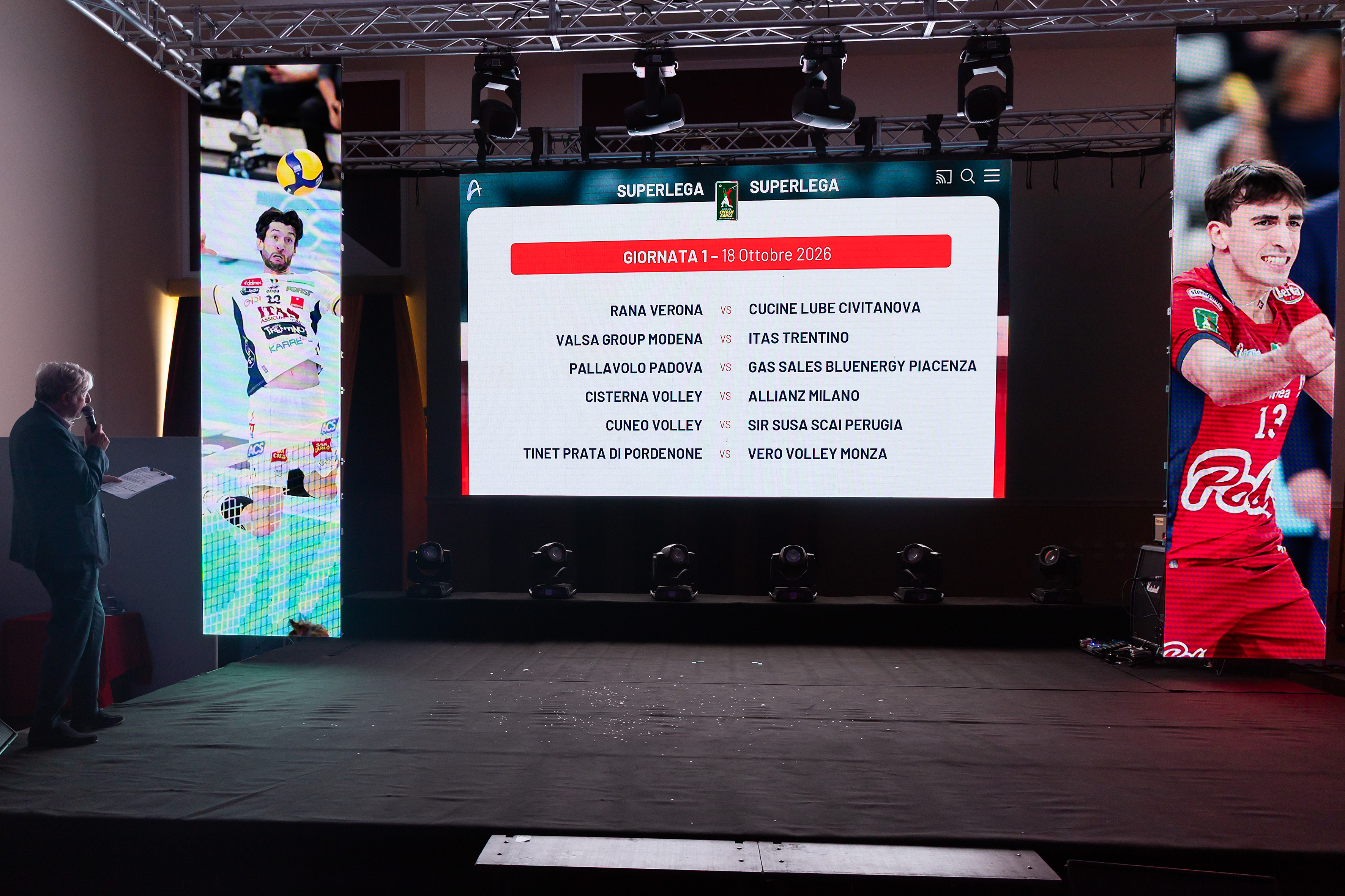 BOLOGNA 16/07/2026. LEGAVOLLEY - Presentazione dei calendari.