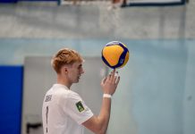 L’azzurrino d’Imperia Pietro Carrera al Plus Volleyball Sabaudia