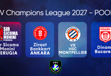 champions: Perugia è nella Pool B con Ankara, Monpellier e Bucarest